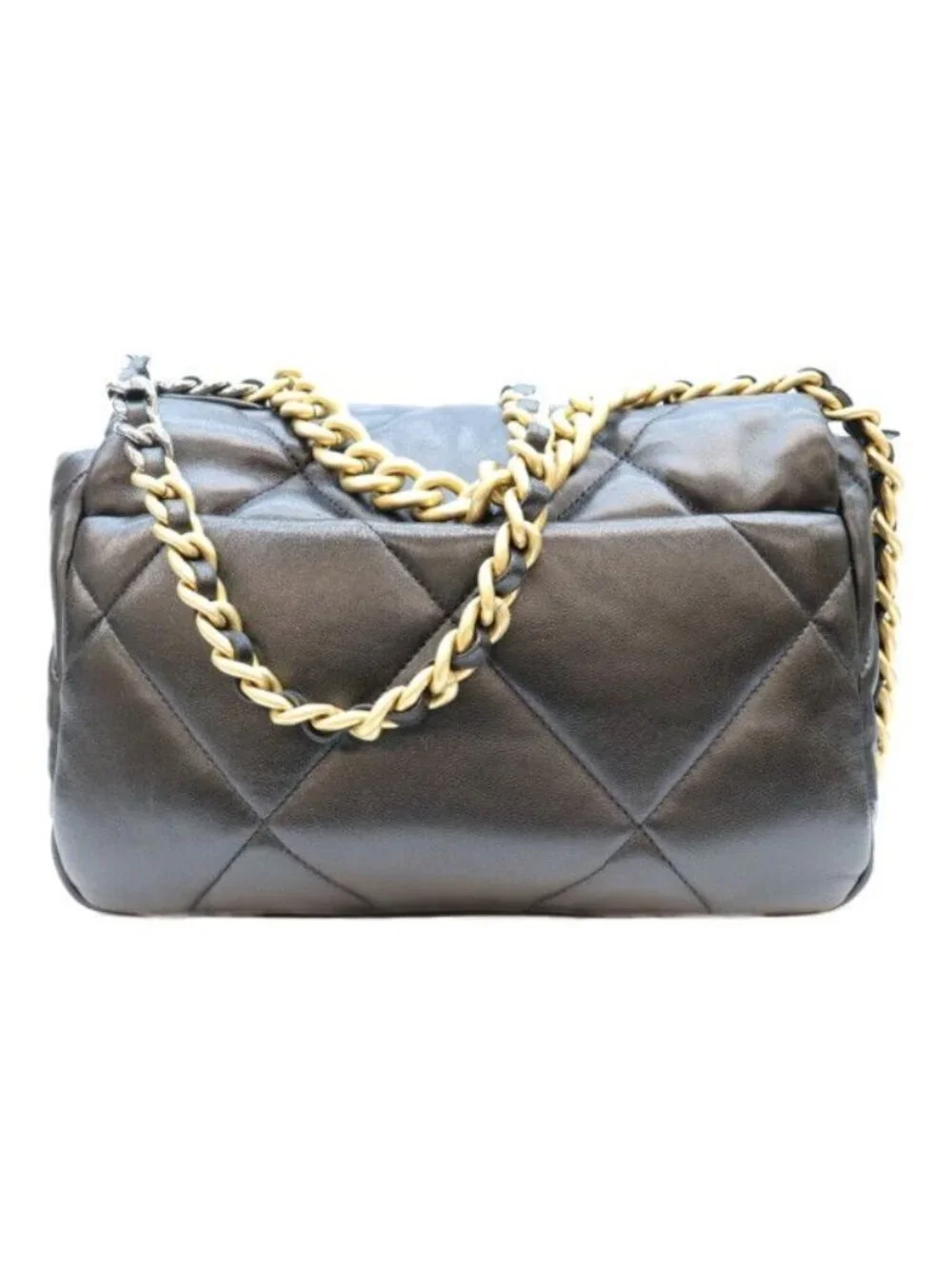 Chanel Black Lamb 19 Small Shoulder